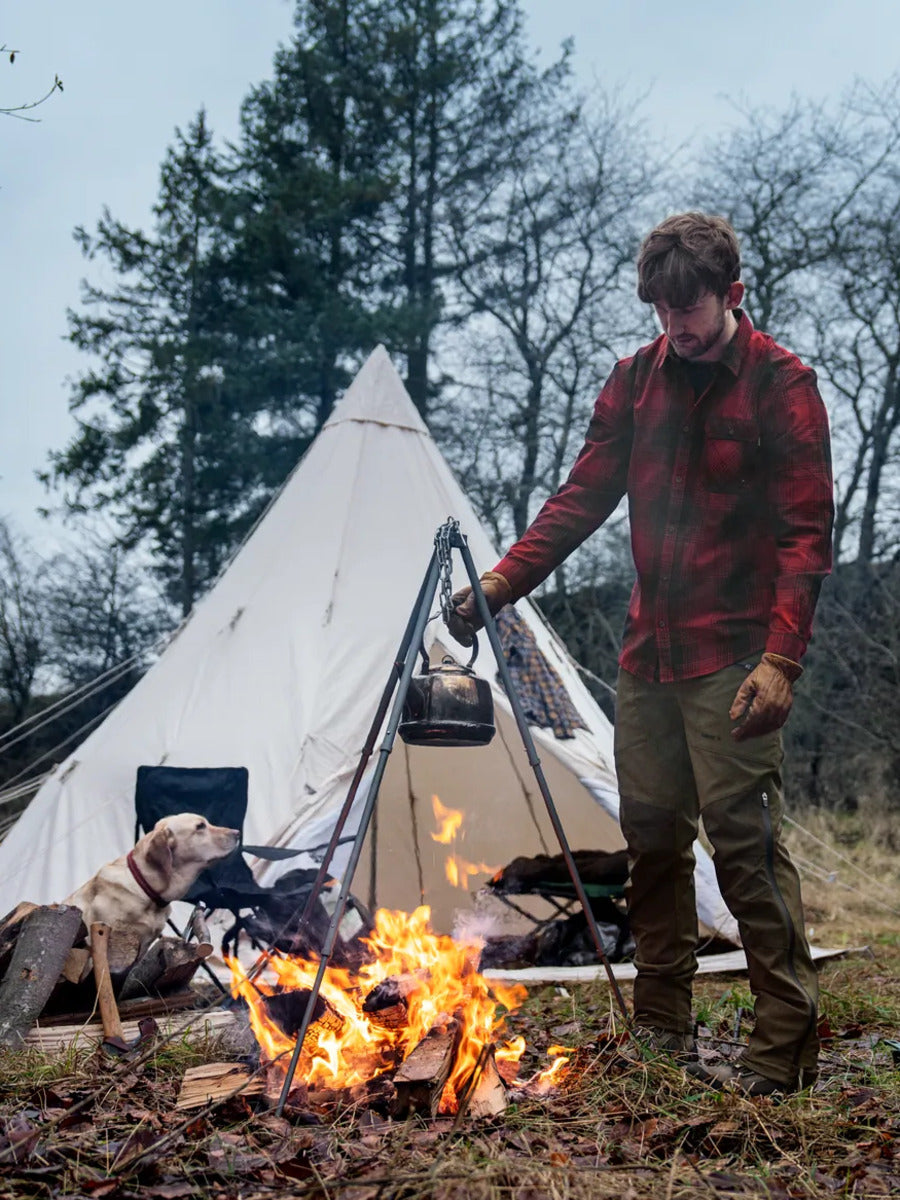 SEELAND Spruce Membrane Trousers - Mens - Pine Green / Grizzly Brown