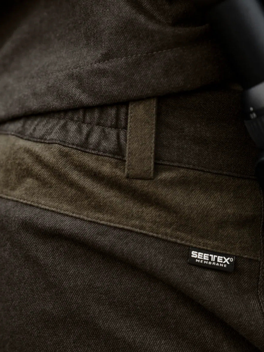 SEELAND Quest Trousers - Mens - Pine Green Melange