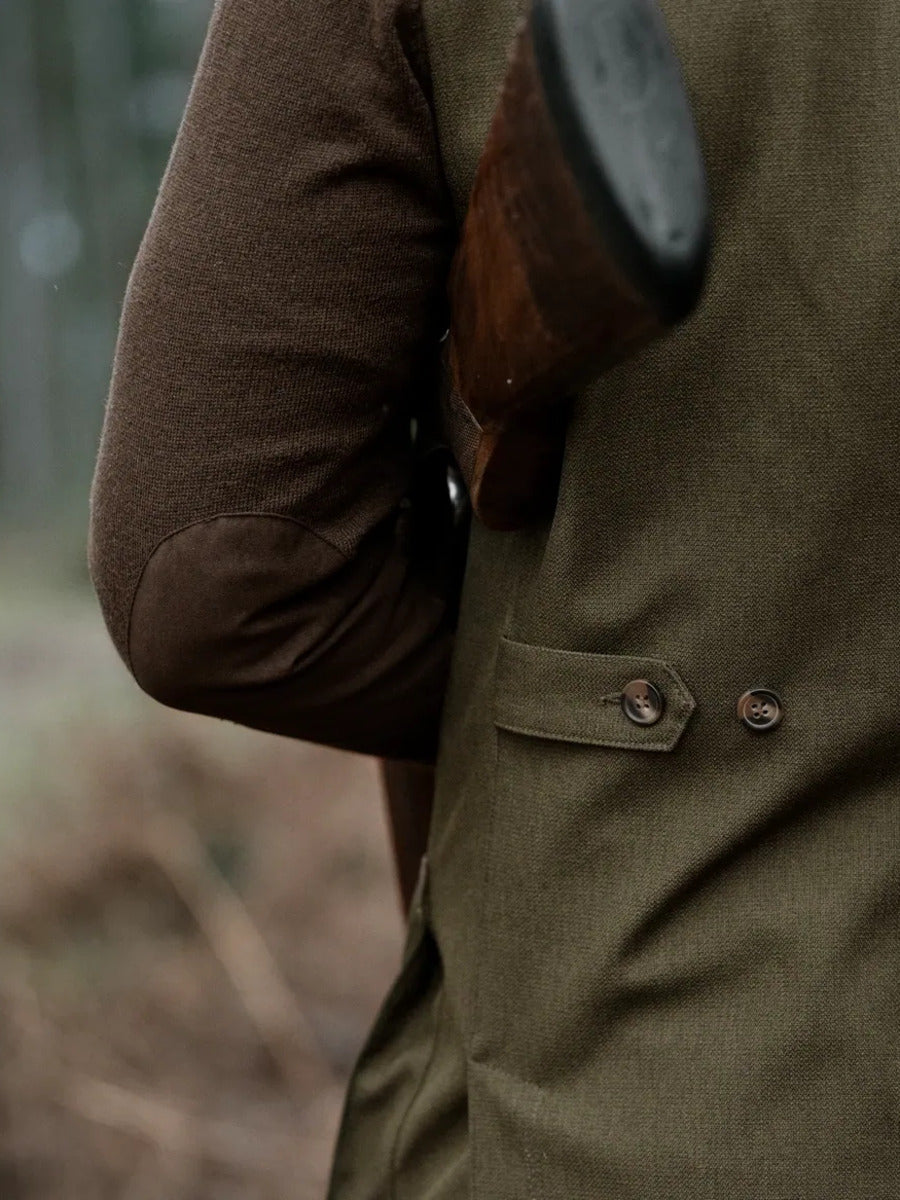 SEELAND Woodcock Royale Waistcoat - Mens - Shaded Olive