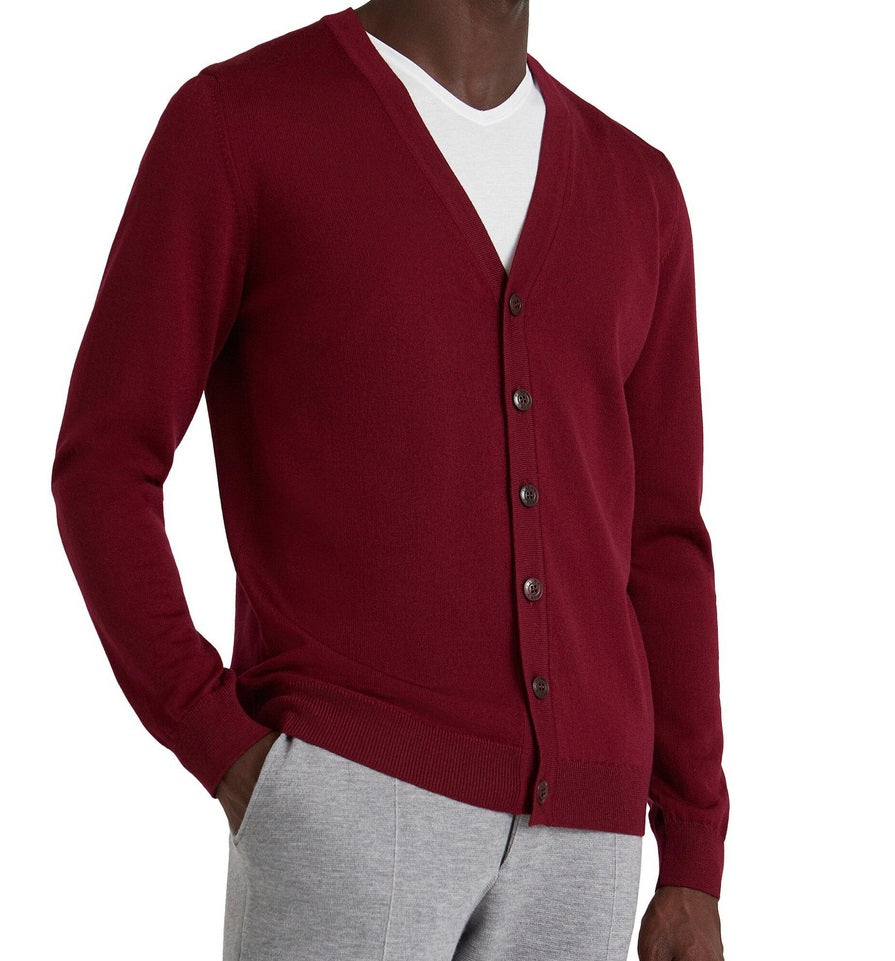50% OFF - ORLO VIVO Cotton Cashmere Cardigan - Tailored Fit - Size: 3XL