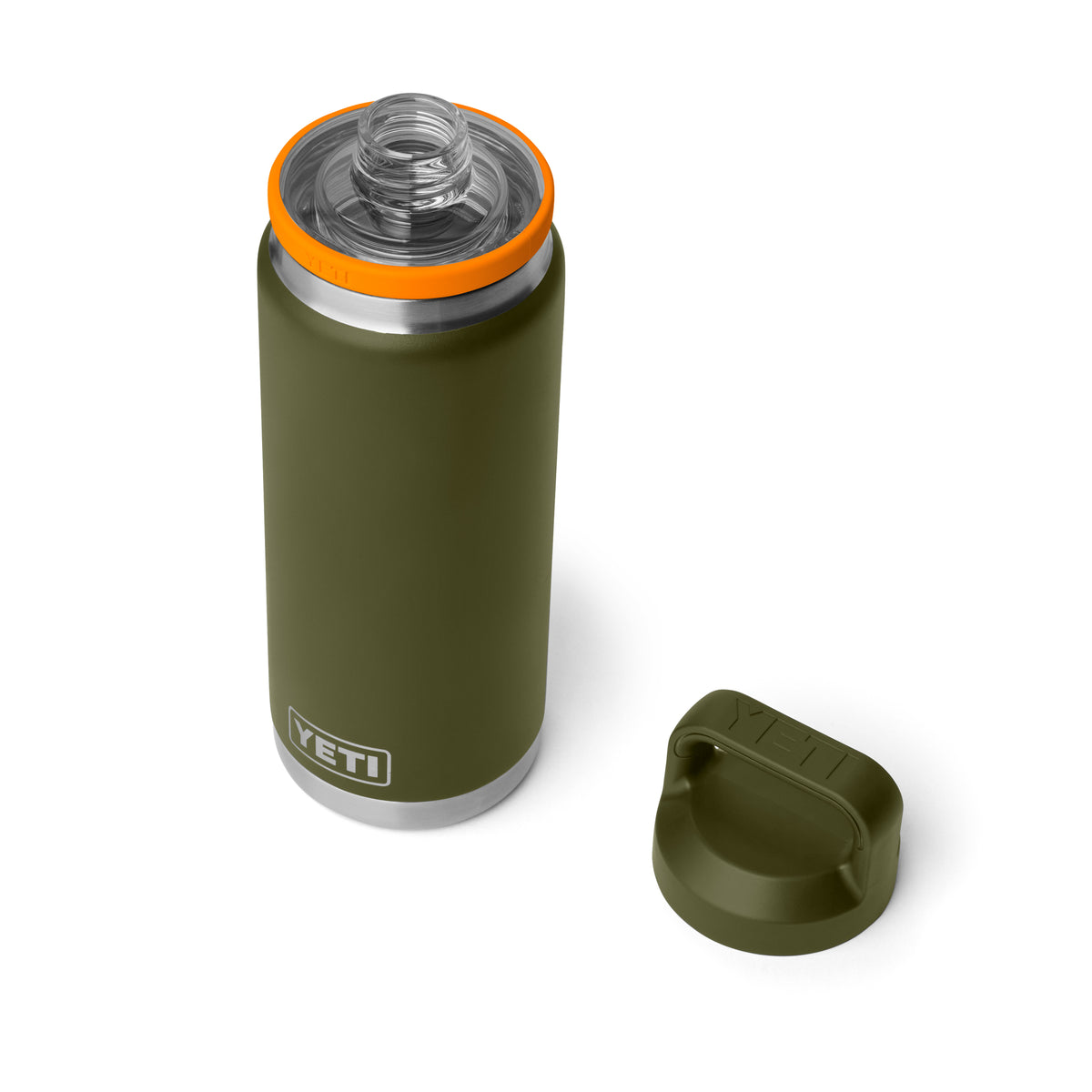 YETI Rambler 26 OZ (769ml) Bottle With Chug Cap - Olive / King Crab