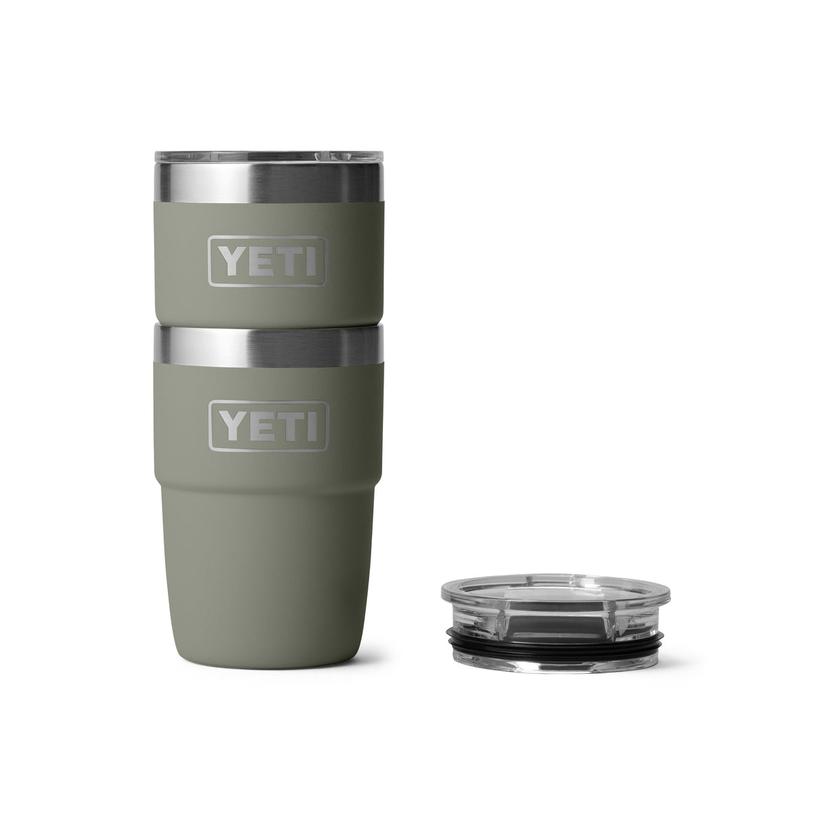 YETI Rambler 8 OZ (237ml) Stackable Cup With DuraSip™ Ceramic Lining - Pampa Green