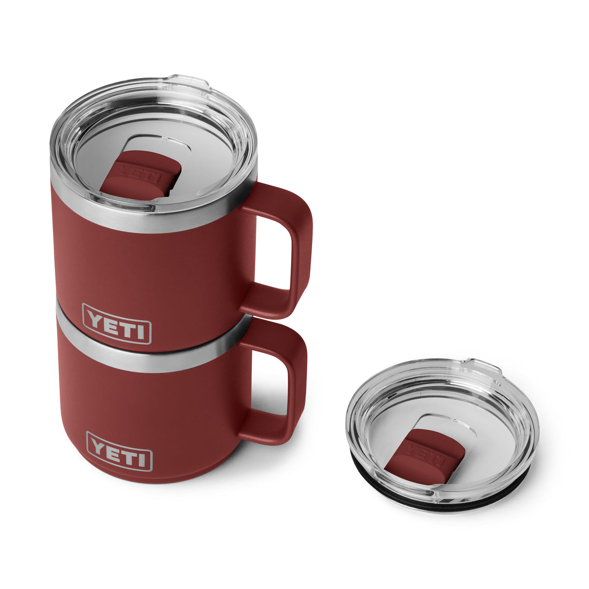 YETI Rambler 14 OZ (414ml) Stackable Mug With DuraSip™ Ceramic Lining - Stag Red