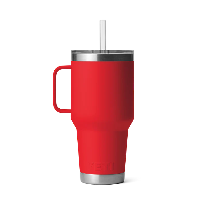 YETI Rambler 35 OZ (994ml) Straw Mug With Straw Lid - Rescue Red