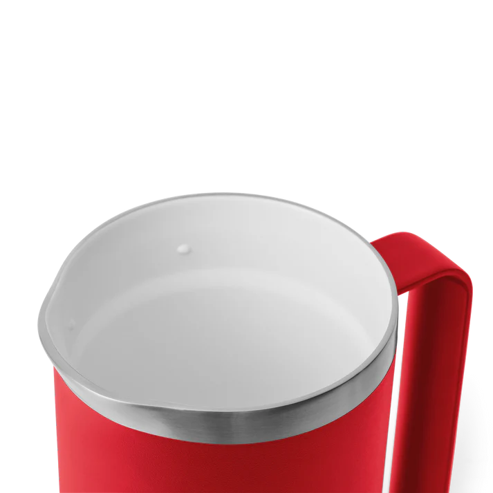 YETI Rambler 34 OZ French Press Cafetiere - Rescue Red