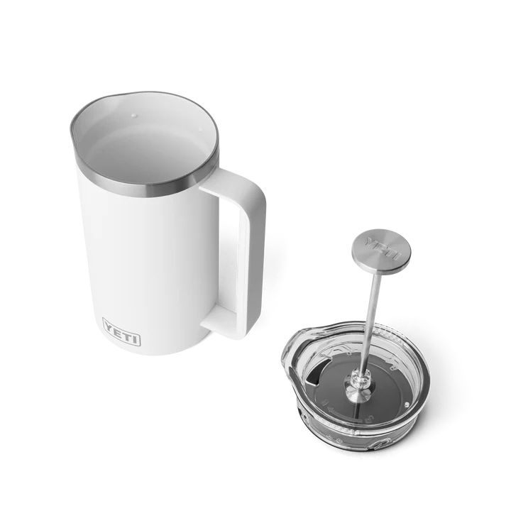 YETI Rambler 34 OZ French Press Cafetiere - White
