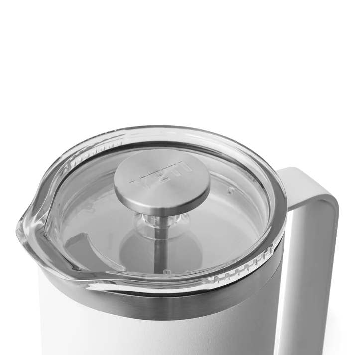 YETI Rambler 34 OZ French Press Cafetiere - White