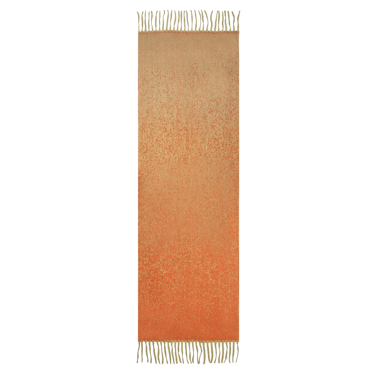 DENTS Pumpkin reversible ombre speckle scarf detail
