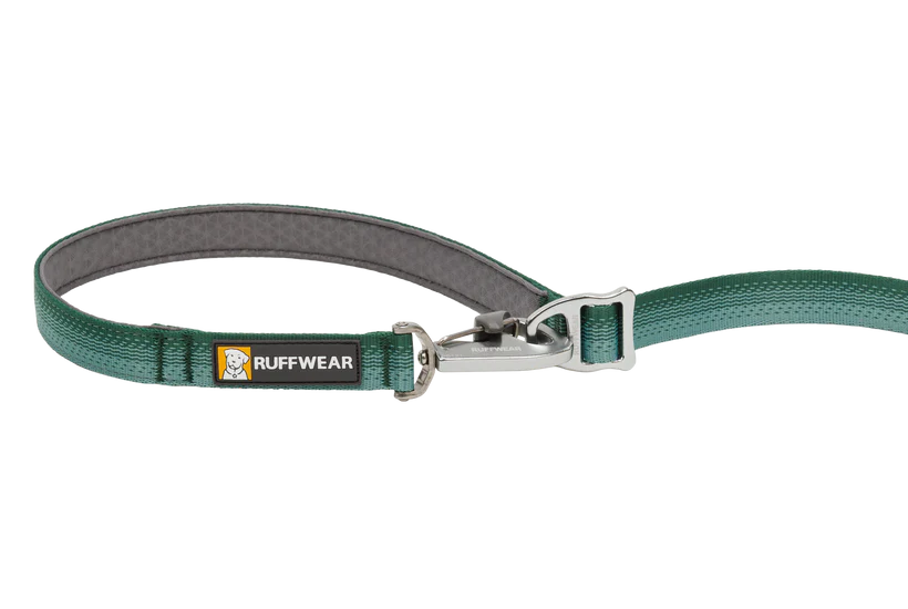 RUFFWEAR Switchbak Double-Ended Dog Lead - River Rock Green Ruffwear