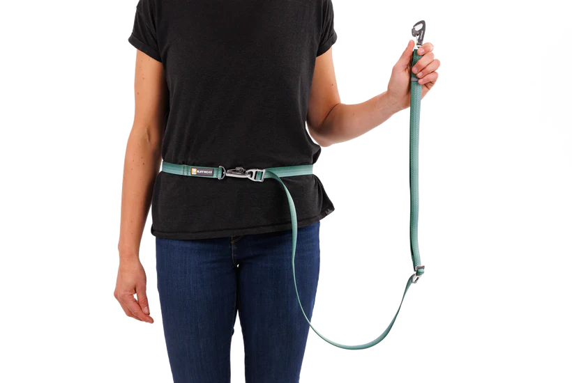 RUFFWEAR Switchbak Double-Ended Dog Lead - River Rock Green Ruffwear