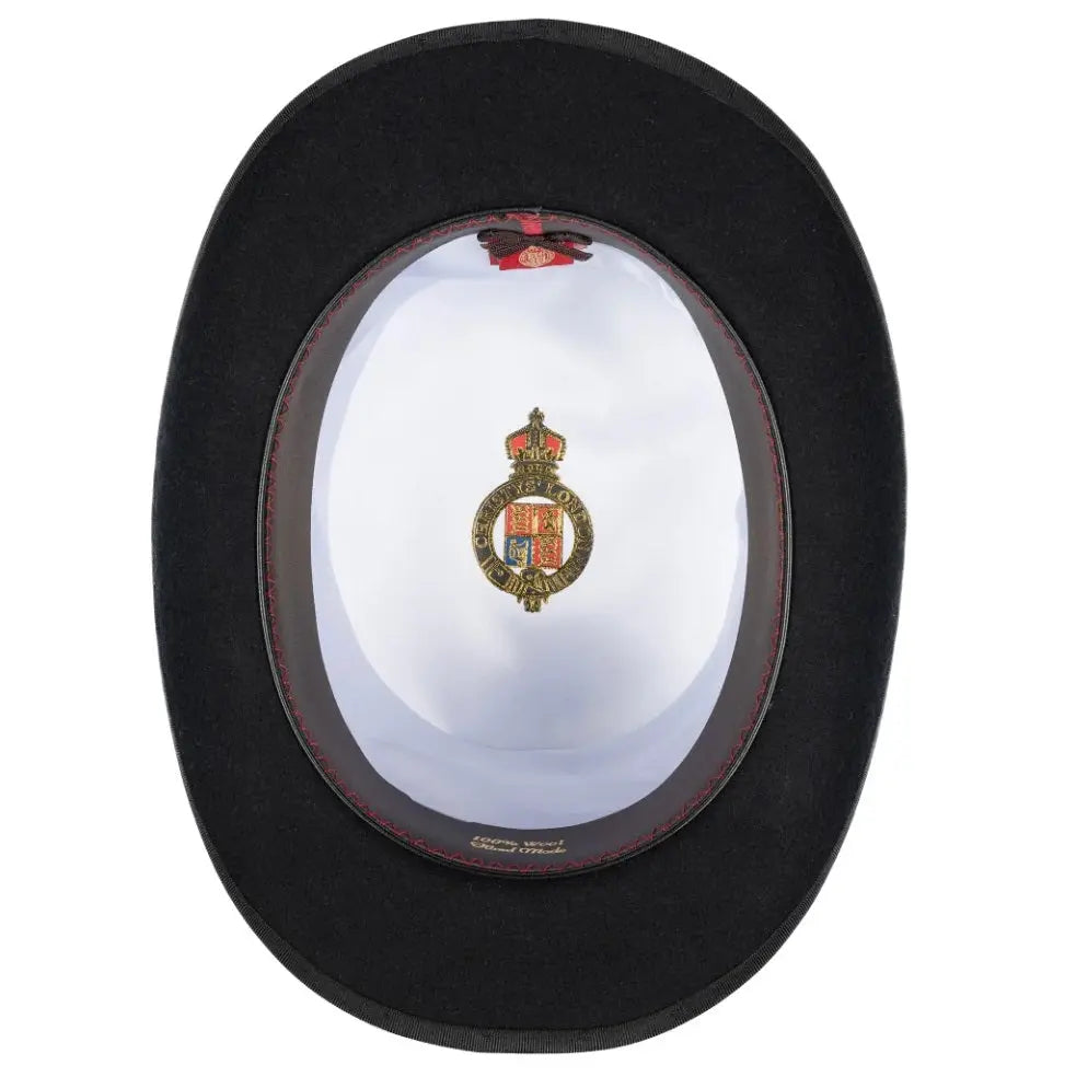 CHRISTYS' Luxury Fur Felt Melusine Top Hat - Antique Silk Look - Black Christys