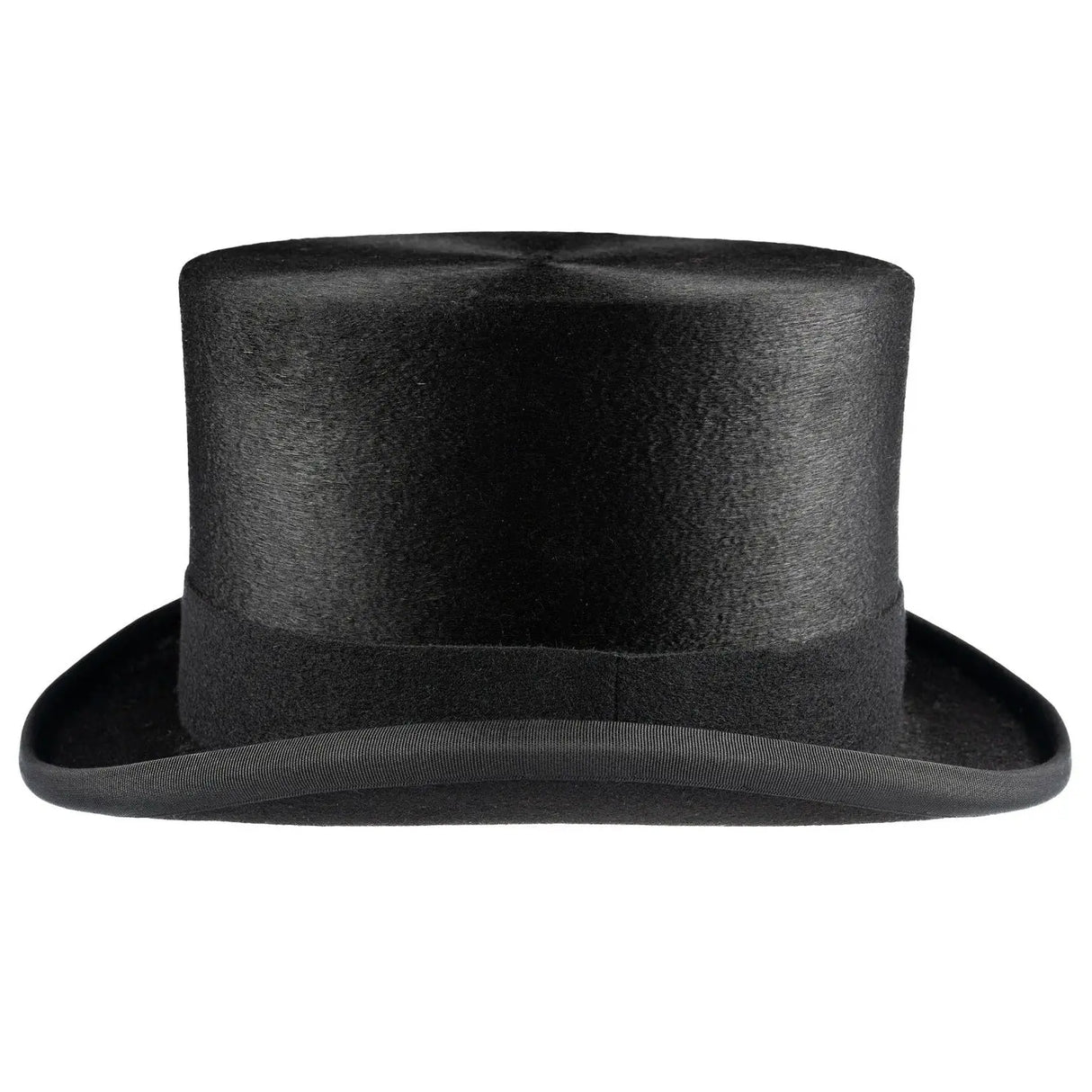 CHRISTYS' Luxury Fur Felt Melusine Top Hat - Antique Silk Look - Black Christys