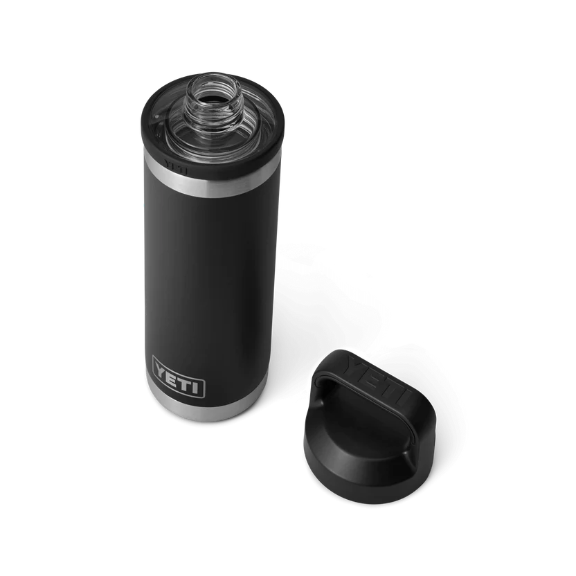 YETI Rambler 18 OZ (532ml) Bottle With Chug Cap - Black