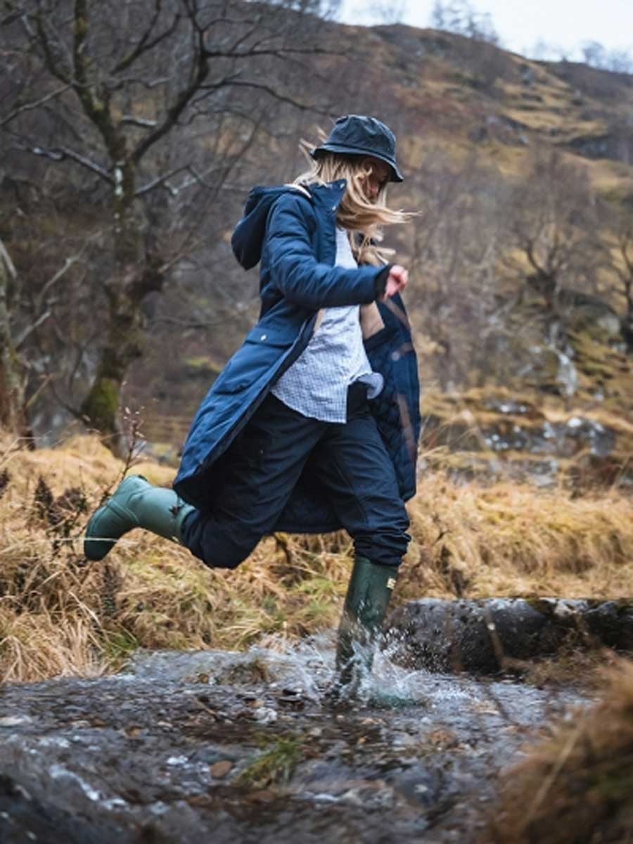 HOGGS OF FIFE Walker Waterproof Long Coat - Women's - Ink Navy
