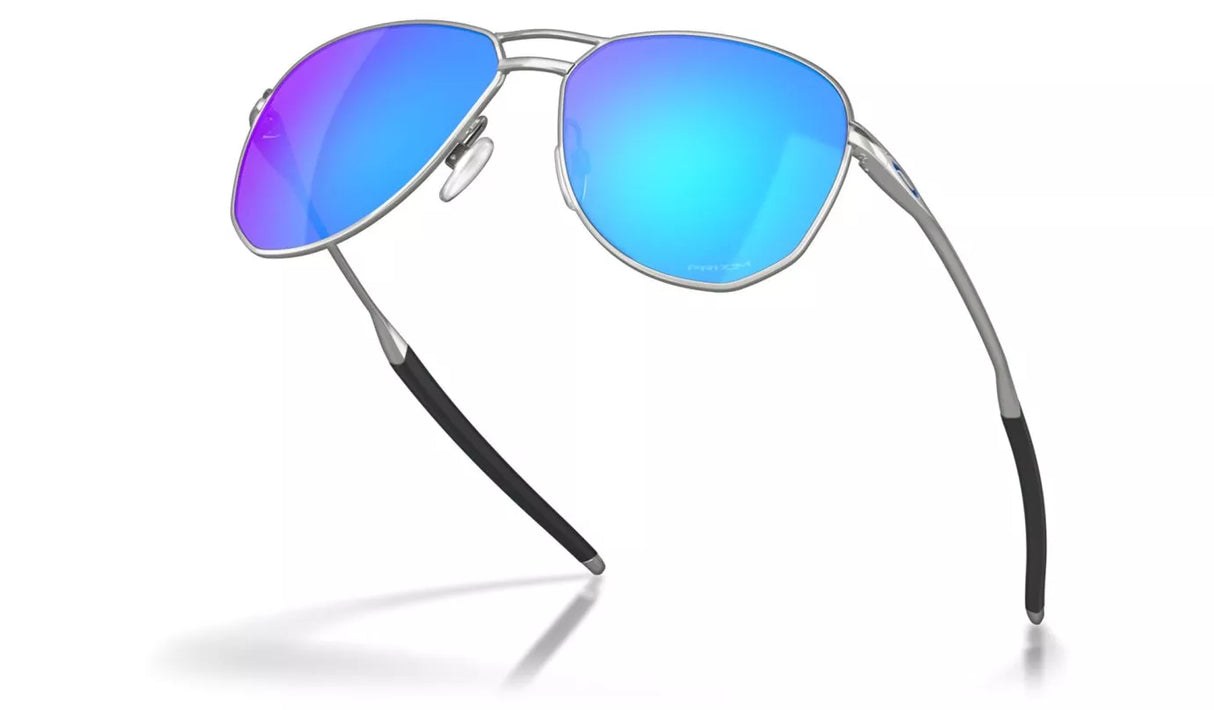 OAKLEY Contrail Sunglasses - Satin Chrome - Prizm Sapphire Lens Oakley