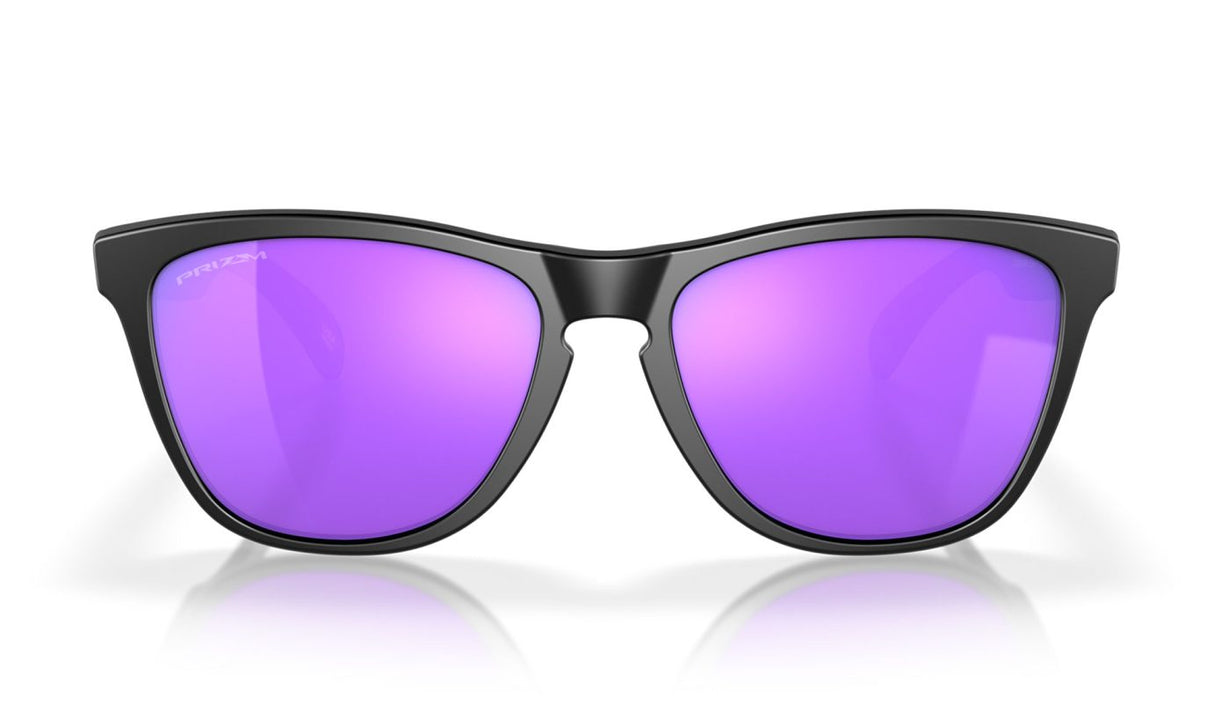 OAKLEY Frogskins Sunglasses - Matte Black - Prizm Violet Lens Oakley