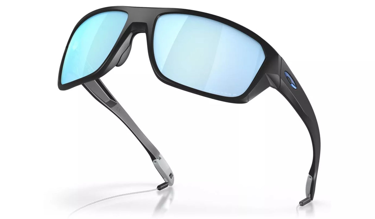 OAKLEY Split Shot Sunglasses - Matte Black - Prizm Deep Water Polarized Lens Oakley