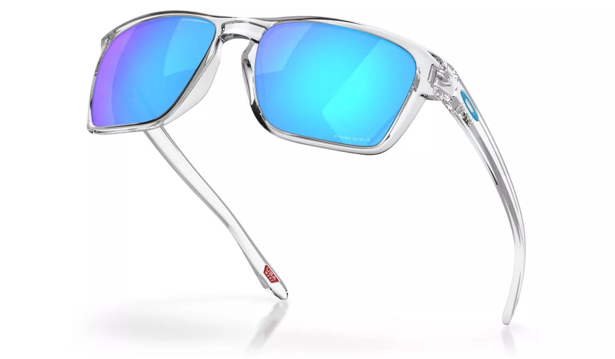 OAKLEY Sylas Sunglasses - Polished Clear - Prizm Sapphire Lens Oakley