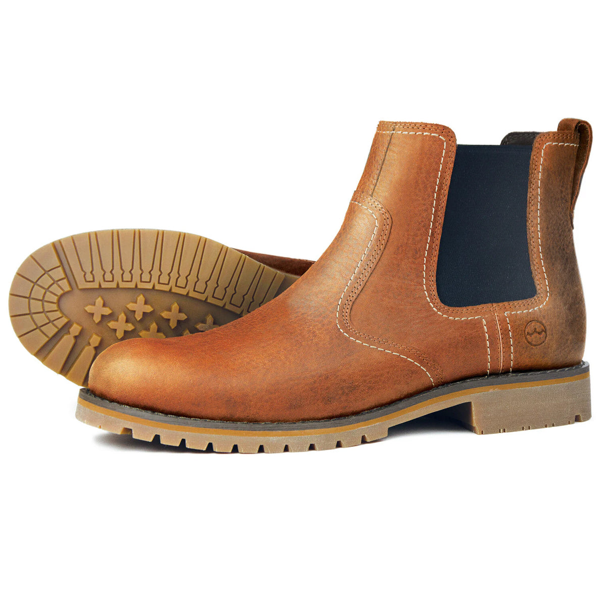 40% OFF - ORCA BAY Mens Exmoor Chelsea Boots - Havana - Size: UK 9.5 (EU44)