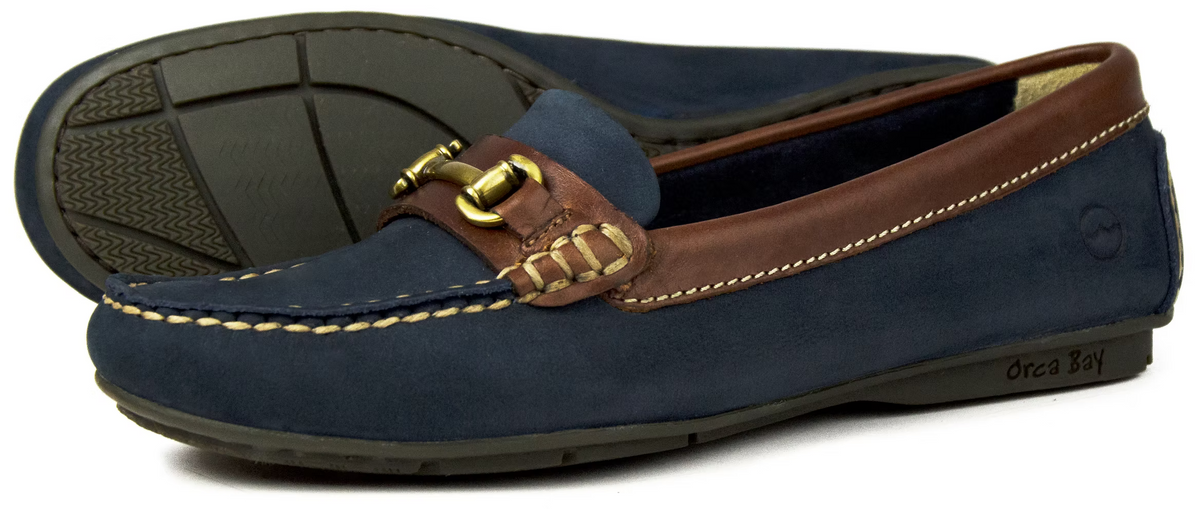 ORCA BAY Verona Leather Loafers - Women's - Navy
