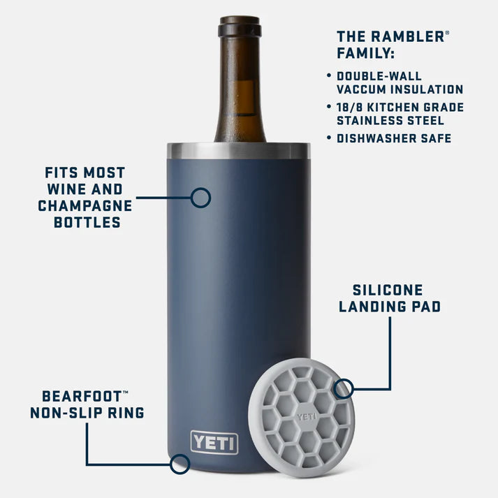 YETI Rambler Wine Chiller - Navy