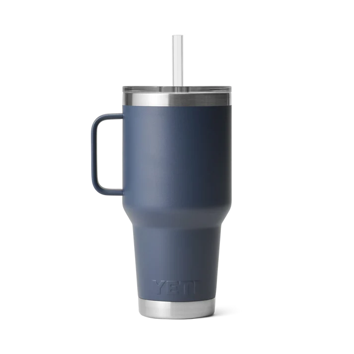 YETI Rambler 35 OZ (994ml) Straw Mug With Straw Lid - Navy