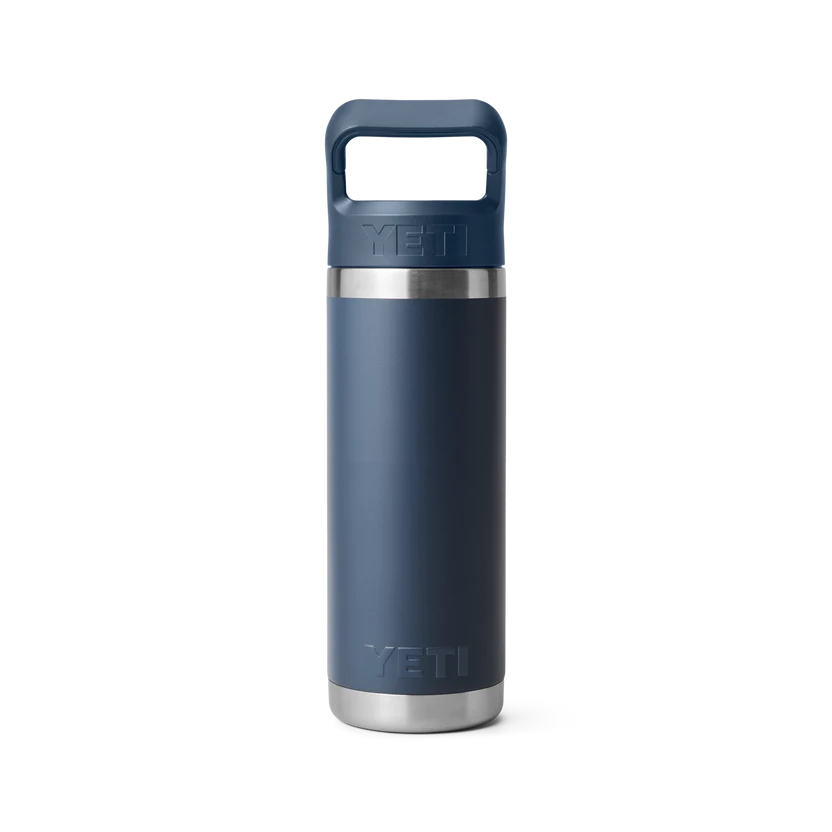 YETI Rambler 18 OZ (532ml) Bottle With Straw Cap - Navy