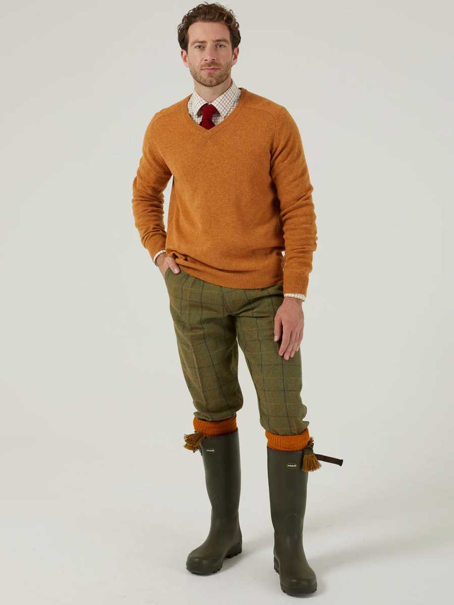 ALAN PAINE Rutland Mens Shooting Breeks - Dark Moss Alan Paine