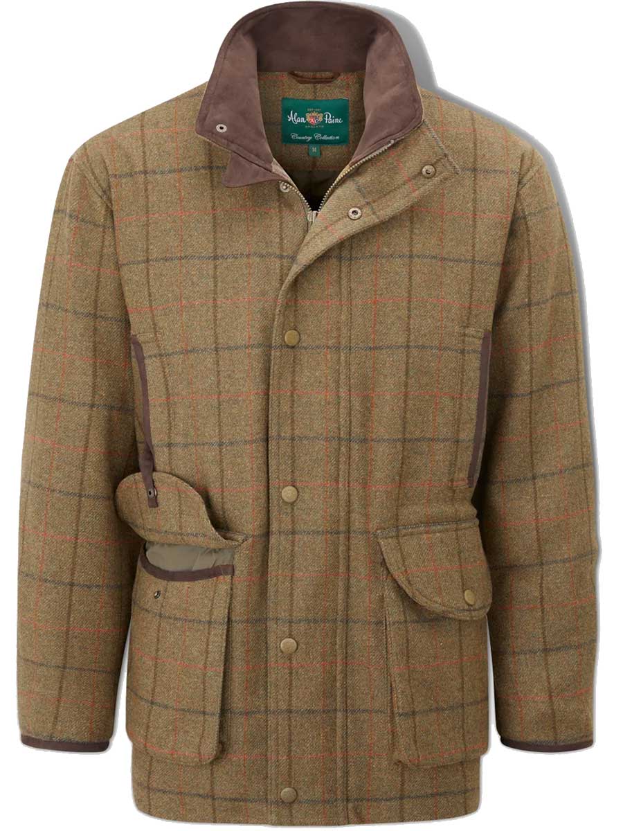 ALAN PAINE Combrook Mens Shooting Field Coat - Thyme