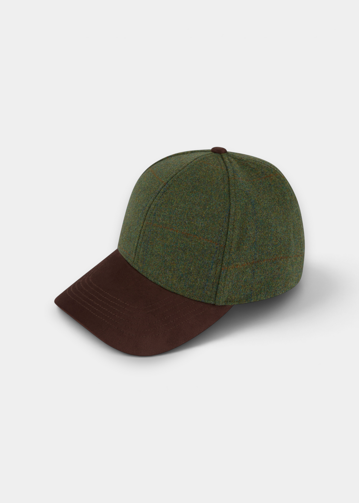 ALAN PAINE Combrook Mens Tweed Baseball Cap - Mariner