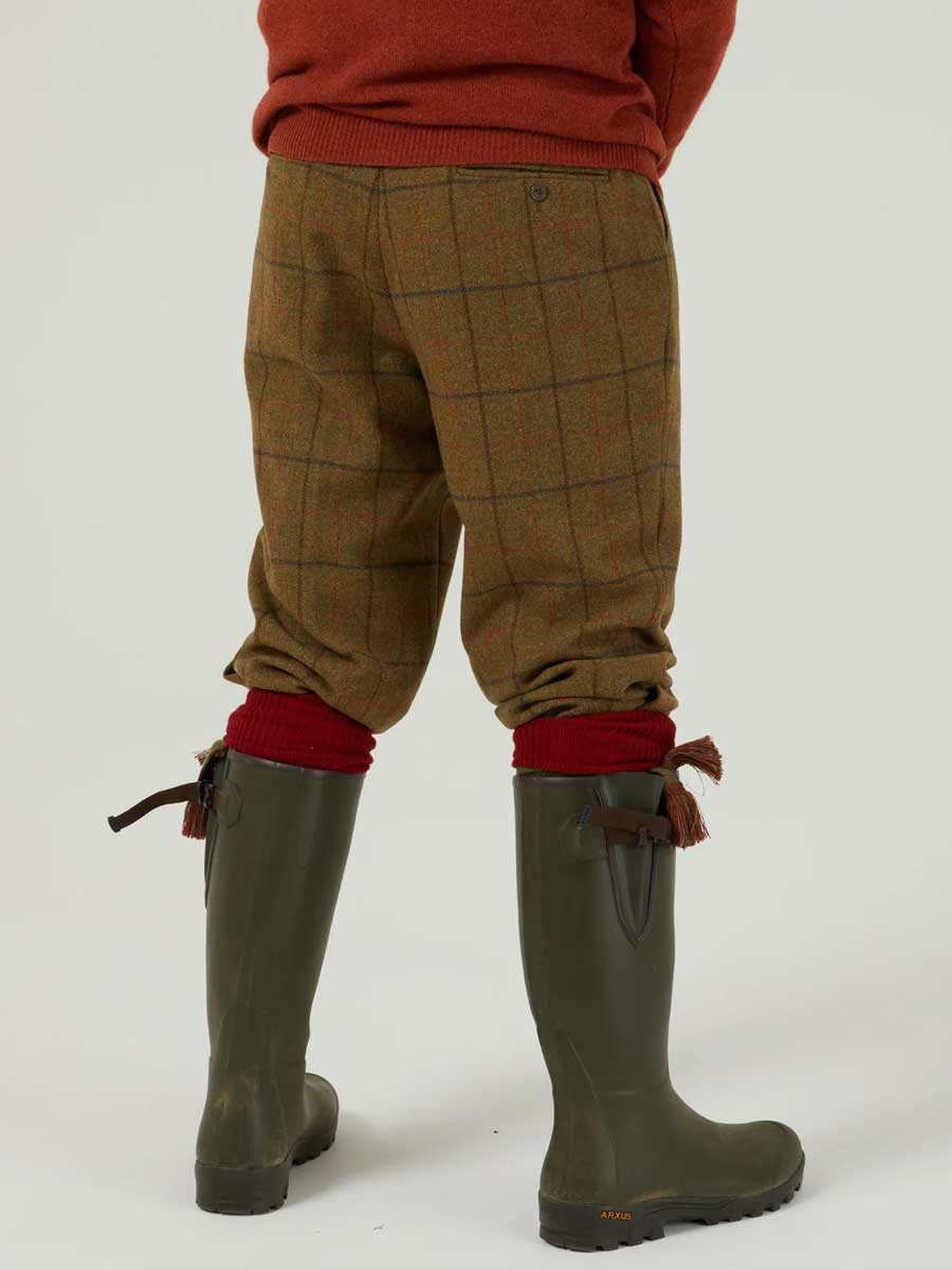 ALAN PAINE Combrook Mens Tweed Shooting Breeks - Thyme