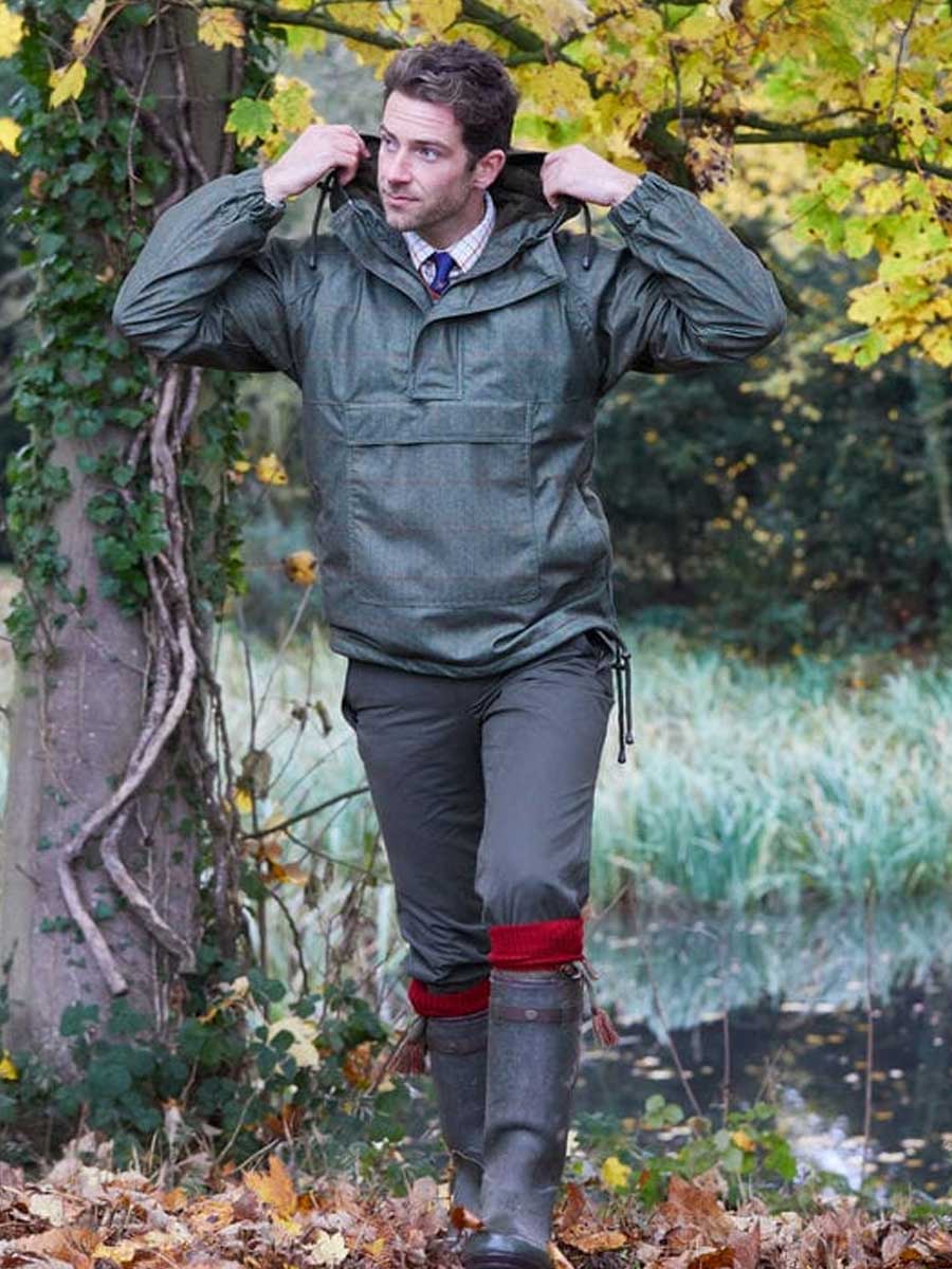 ALAN PAINE Didsmere Mens Waterproof Smock - Olive