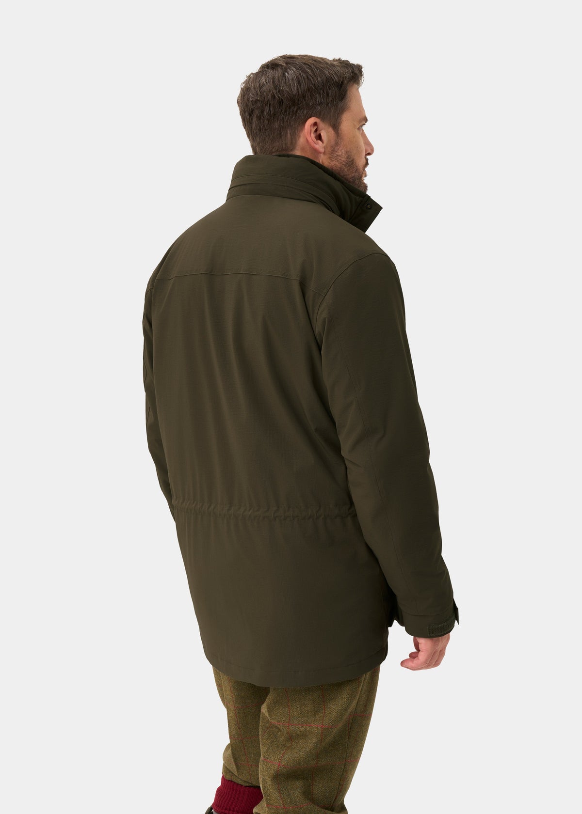 ALAN PAINE Willsden Mens Waterproof Coat - Olive
