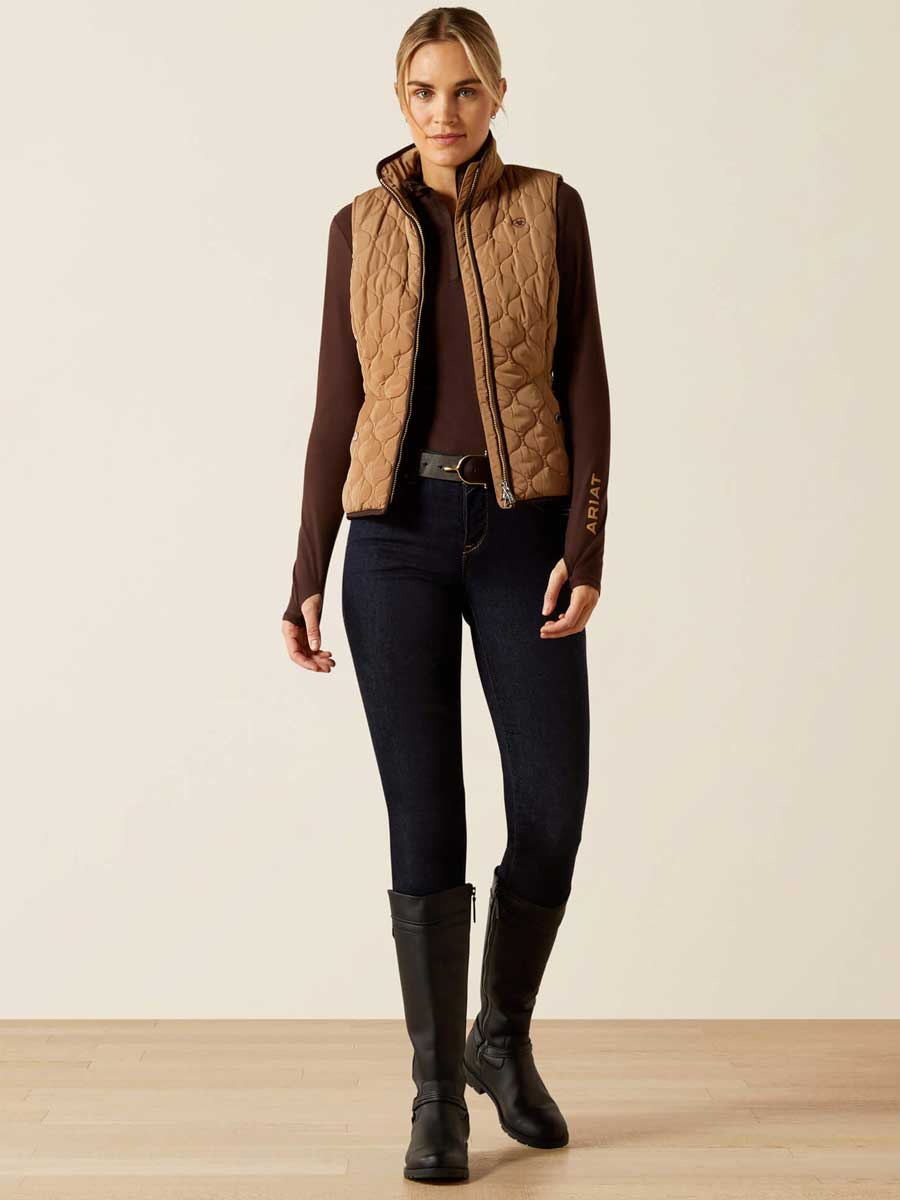 ARIAT Ashley 2.0 Insulated Gilet - Womens - Tiger's Eye