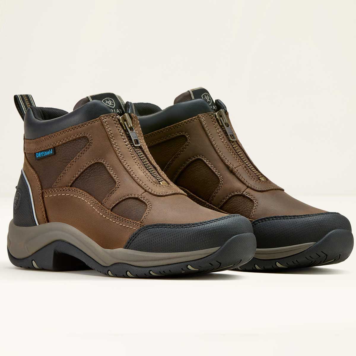 ARIAT Boots - Womens Terrain H20 Zip Waterproof - Palm Brown