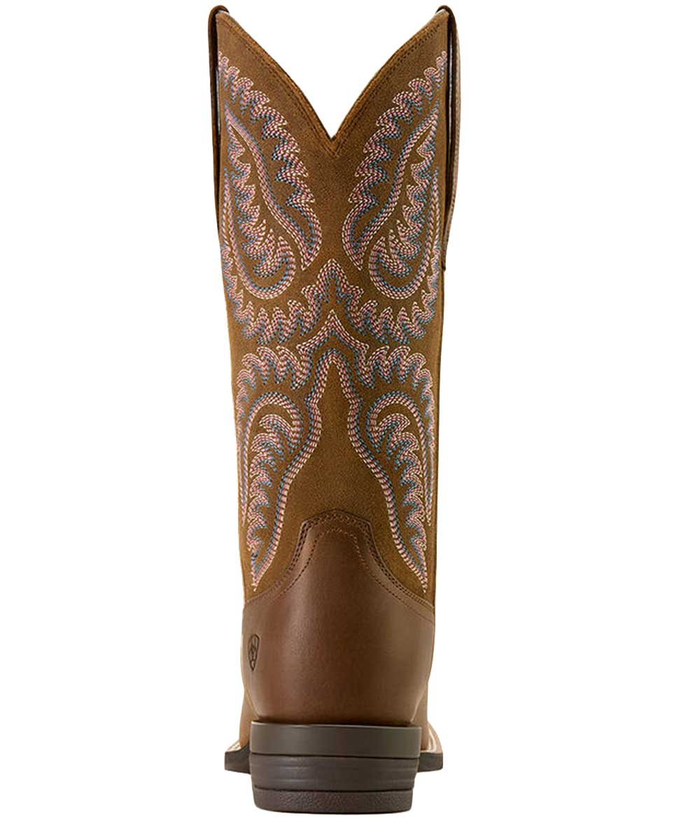 ARIAT Cattle Caite Stretchfit Western Boot - Womens - Distressed Brown
