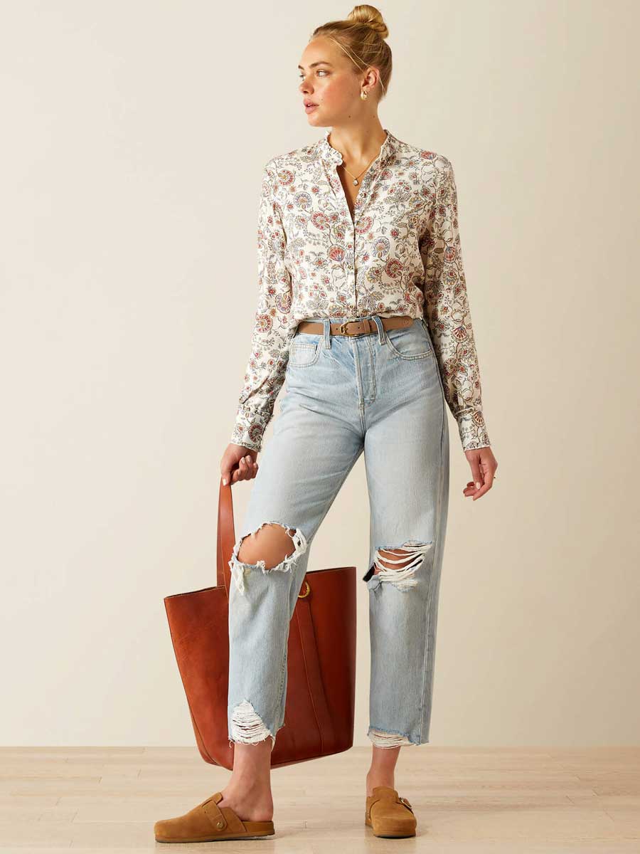 ARIAT Clarion Blouse - Womens - Paisley Perennial