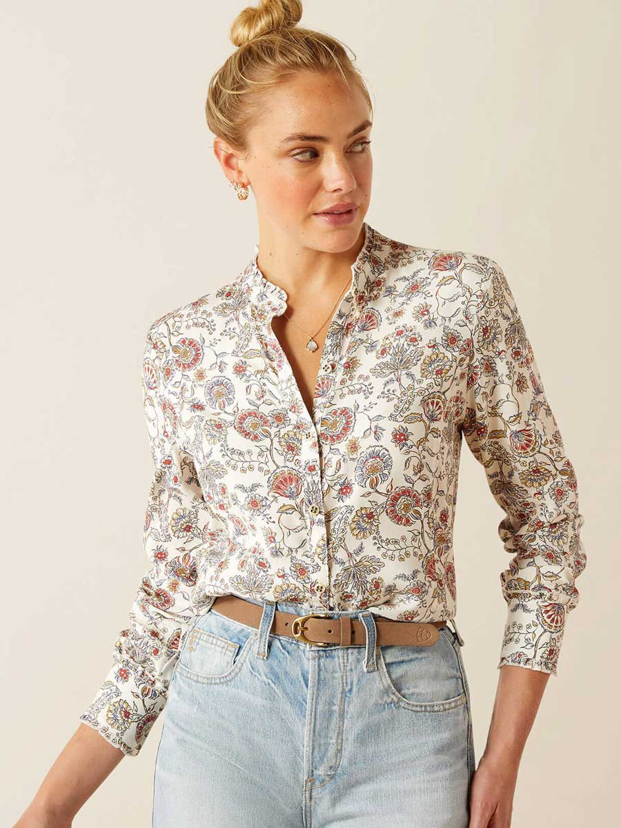 ARIAT Clarion Blouse - Womens - Paisley Perennial