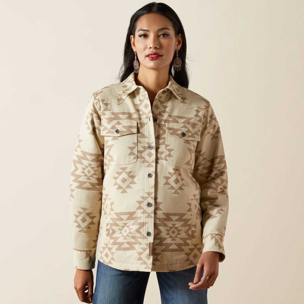 ARIAT Clovis Insulated Shirt Jacket - Womens - Puebla Print