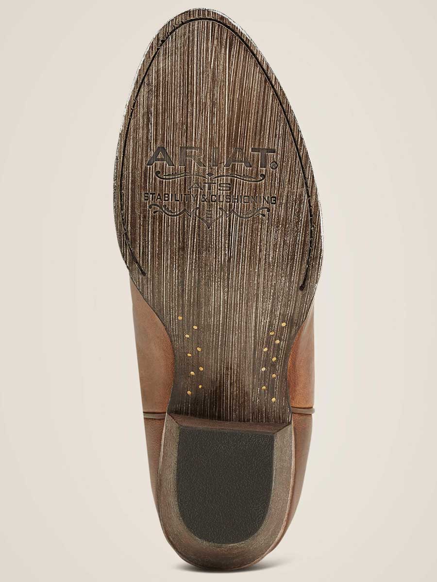 ARIAT Desert Holly Almond Toe Western Boots – Womens – Brown Pearl