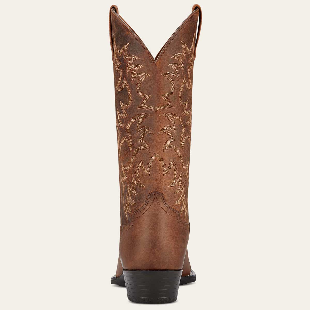 ARIAT Heritage R Toe Western Cowboy Boots - Mens - Distressed Brown