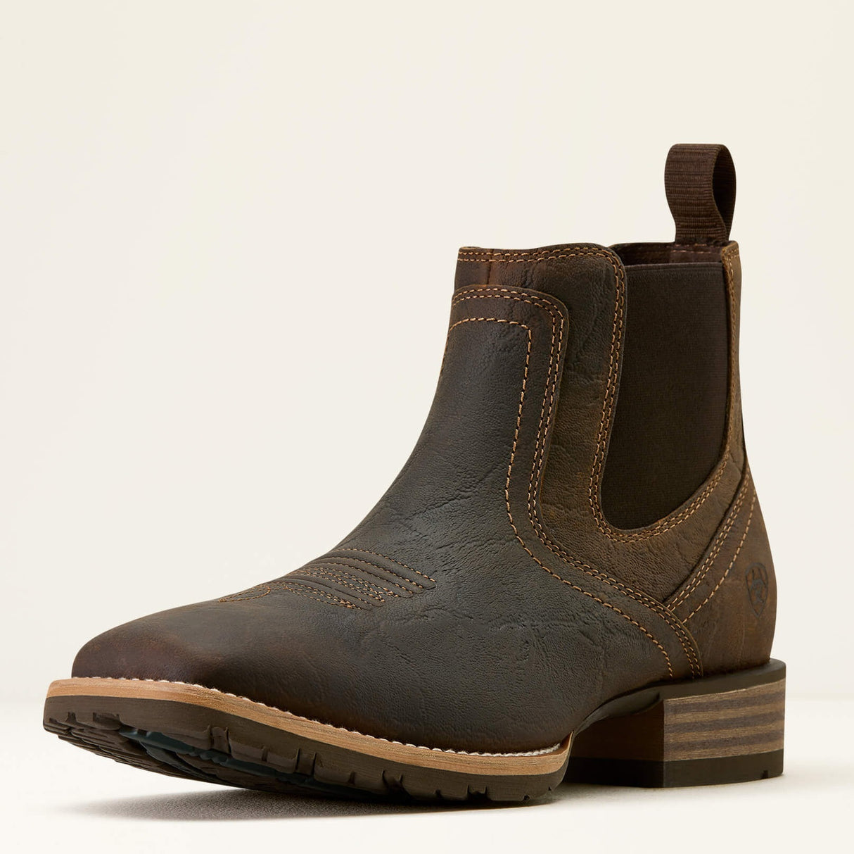 ARIAT Hybrid Low Boy Western Boots - Mens - Warm Brown Elephant Print