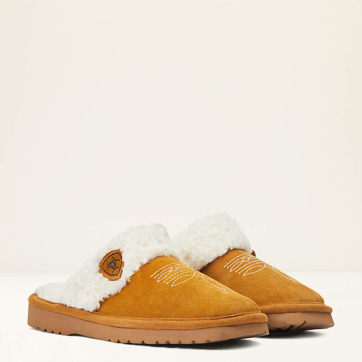 ARIAT Jackie Western Square Toe Slippers – Women’s – Chestnut
