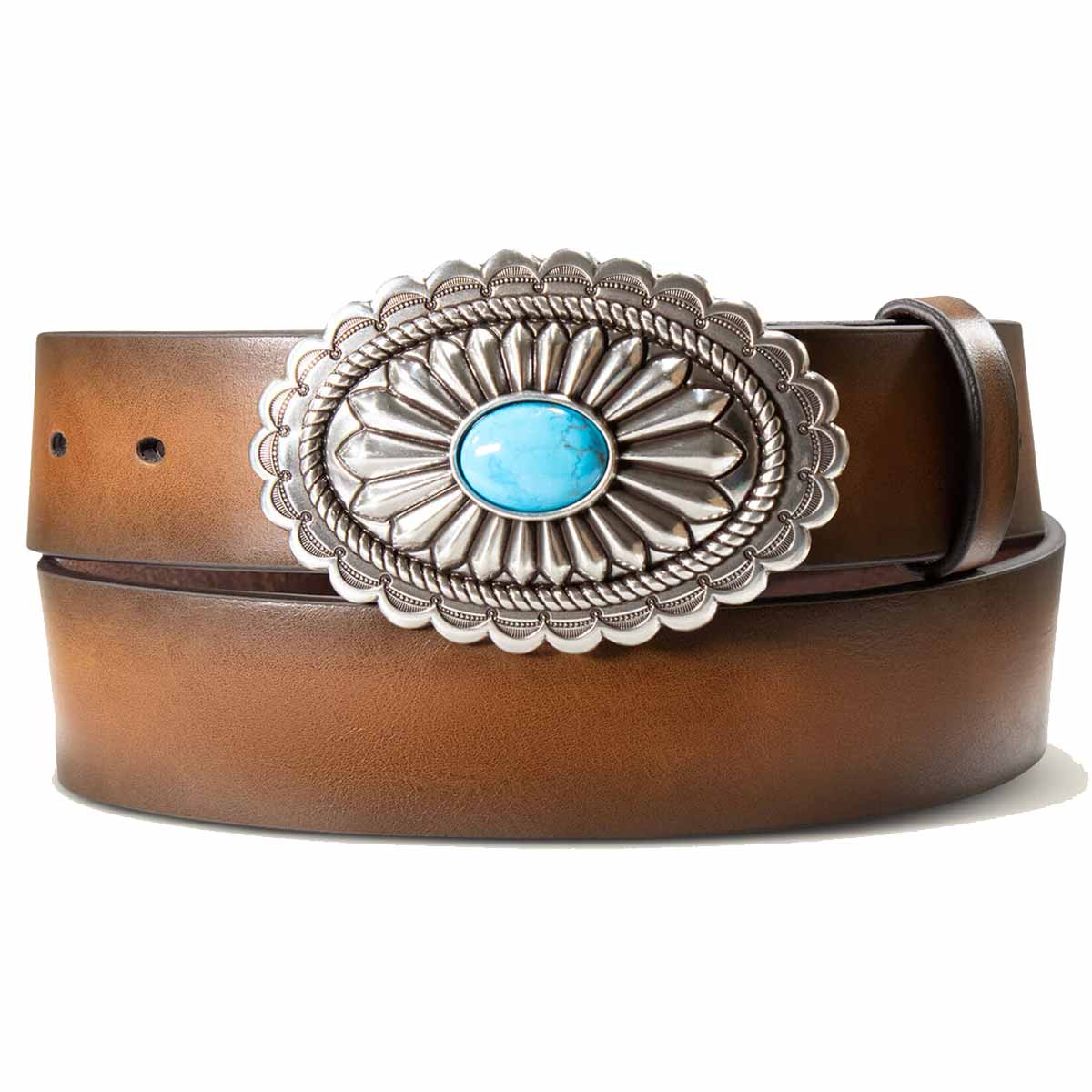 ARIAT Lucinda Western Style Belt - Womens - Brown