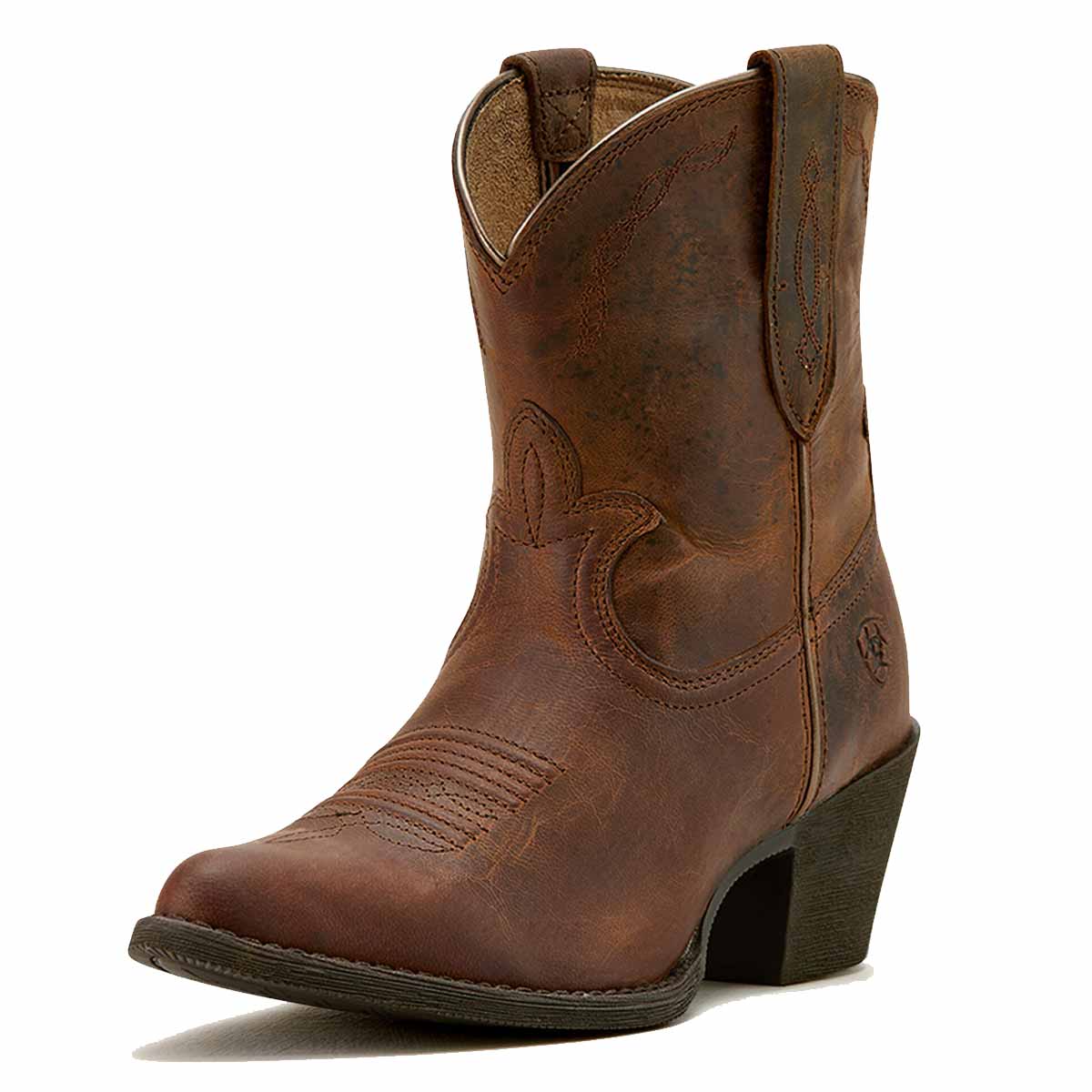 ARIAT Maggie J Toe Western Boots - Womens Cowgirl - Sassy Brown