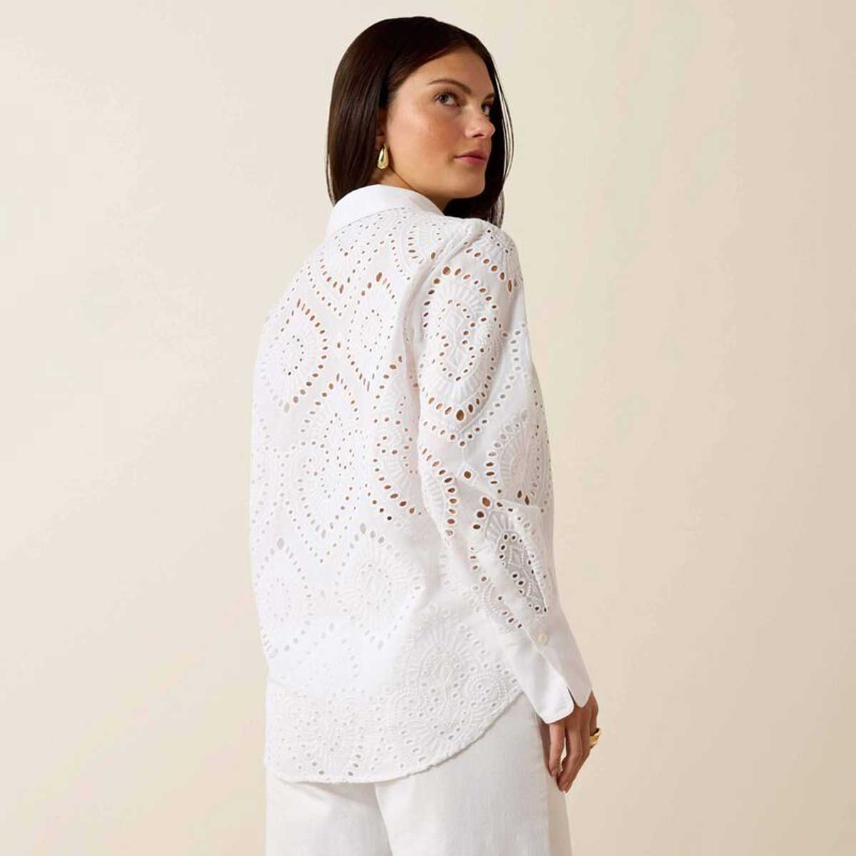 ARIAT Millington Blouse - Womens - White