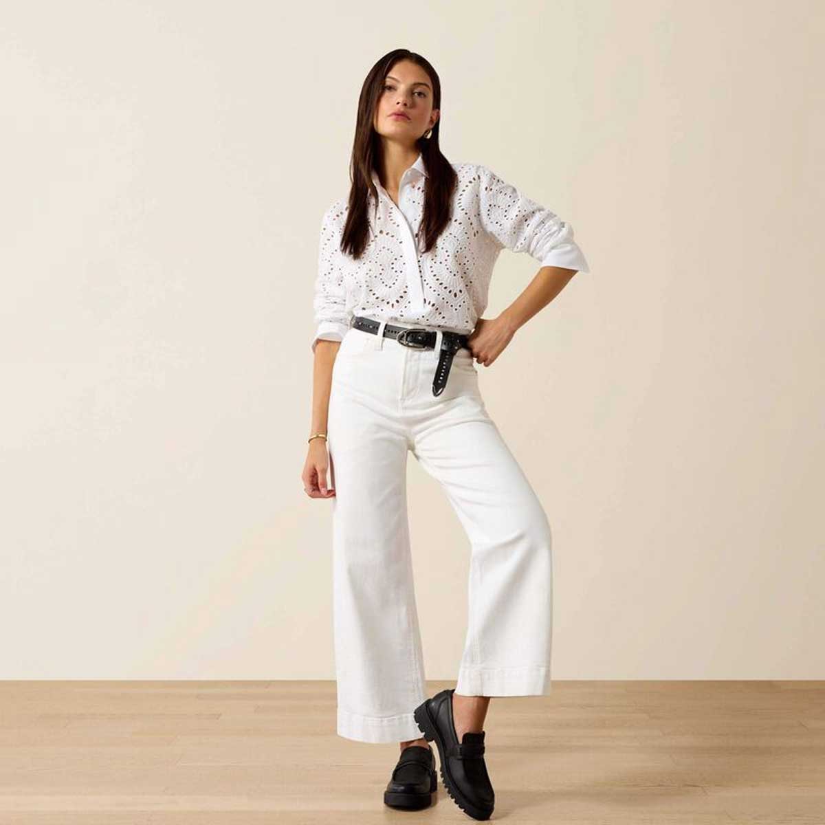 ARIAT Millington Blouse - Womens - White