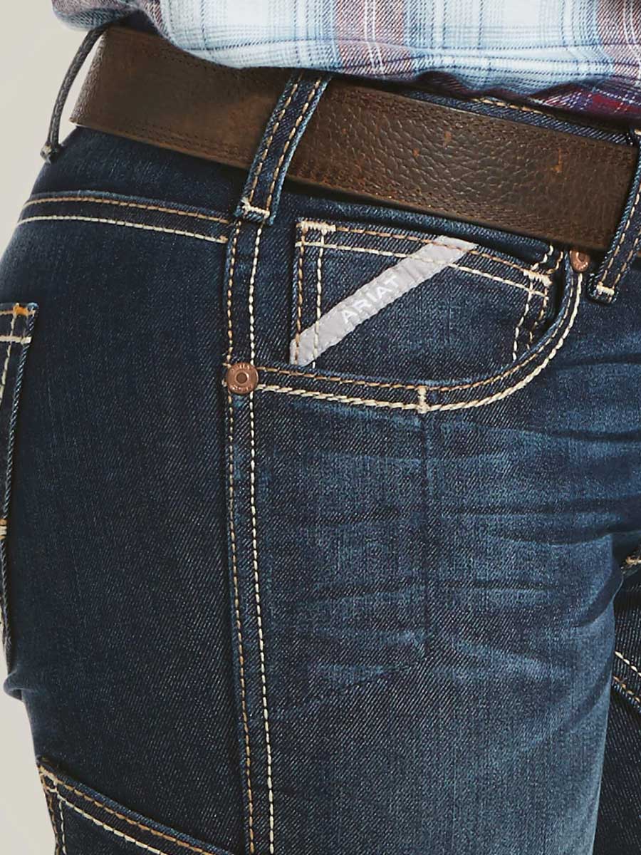 ARIAT Rebar DuraStretch Riveter Boot Cut Jean - Women's - Hallow