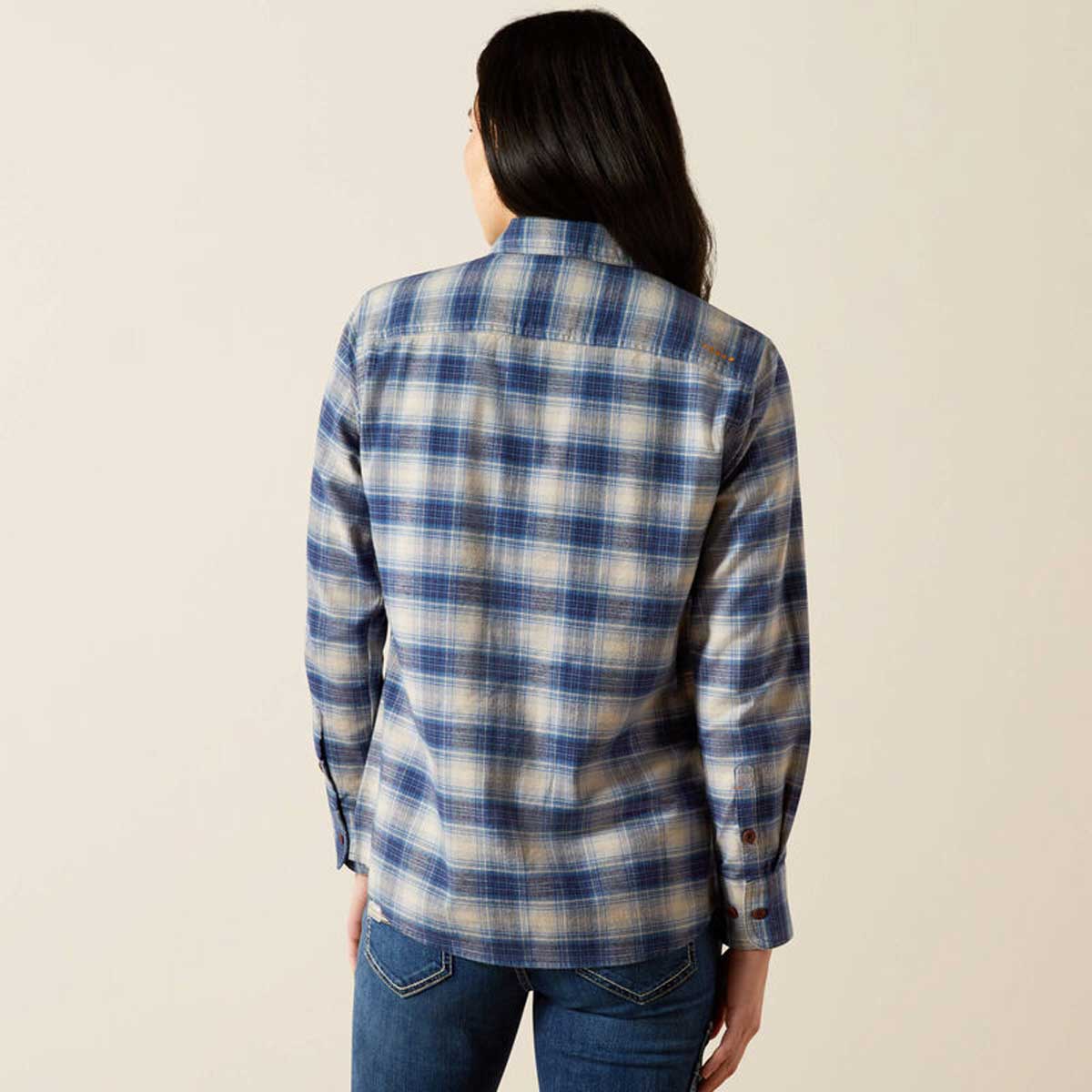 ARIAT Rebar DuraStretch Work Shirt - Womens - Navy