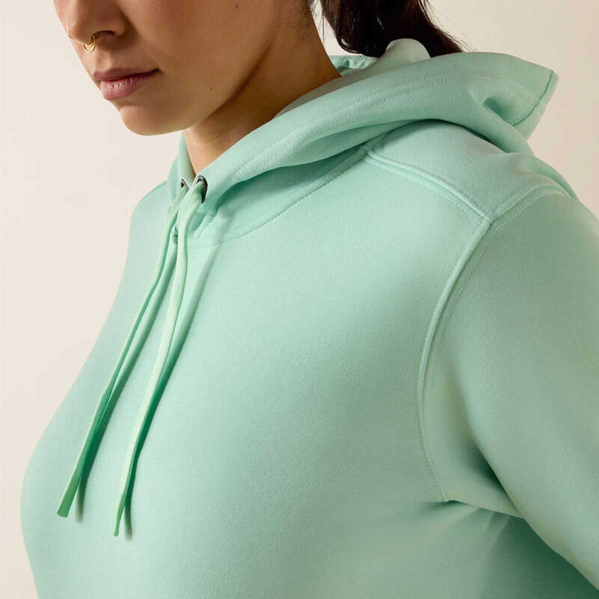 ARIAT Rebar Lightweight Graphic Hoodie - Womens - Lichen